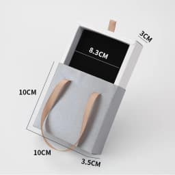 Drawer Paper Jewelry Box For Earrings Ring Pendant Bracelet Necklace Storage Display Case Portable Jewelry Packaging Box  New