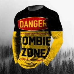 Vintage Men's T-shirt Long Sleeve Biker Tops Tees 3D STP Oil Print Motorcycle T shirt Oversized Loose Texaco Man Clothing 2024