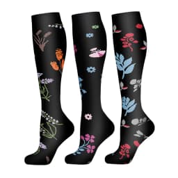58 Styles 3 Pairs/Pack Compression Socks Knee High 30MmHg  Women Men Sports Socks Edema Diabetes Varicose Veins Running Socks