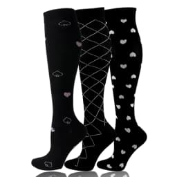 58 Styles 3 Pairs/Pack Compression Socks Knee High 30MmHg  Women Men Sports Socks Edema Diabetes Varicose Veins Running Socks