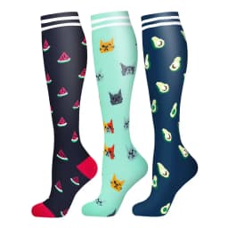 58 Styles 3 Pairs/Pack Compression Socks Knee High 30MmHg  Women Men Sports Socks Edema Diabetes Varicose Veins Running Socks