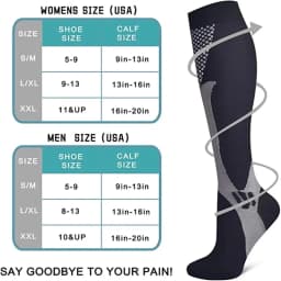 1/3 Pairs Compression Socks Sport Socks Medical Nursing Stockings Prevent Varicose Veins Socks Pregnancy Nursing Athletic Soccer