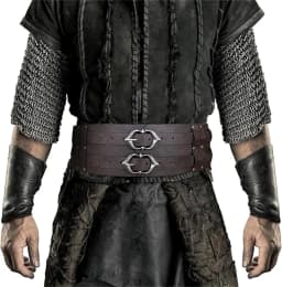 Medieval Viking Wide Belt Halloween Medieval Faux Leather Armor Belt Knight Cosplay Corset Belt LARP Costume