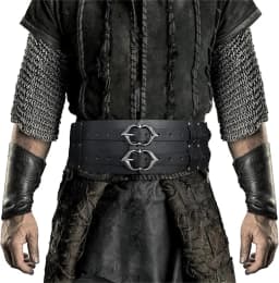 Medieval Viking Wide Belt Halloween Medieval Faux Leather Armor Belt Knight Cosplay Corset Belt LARP Costume