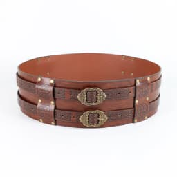 Medieval Viking Wide Belt Halloween Medieval Faux Leather Armor Belt Knight Cosplay Corset Belt LARP Costume