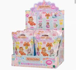 Sylvanian Families Anime Figures Magic Dress Up Cake blind bag Ternurines Sylvanian Families 1pc 16pcs Anime blind bag