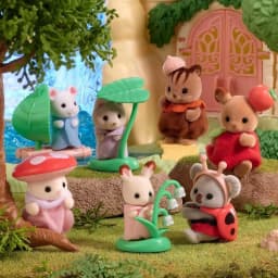 Sylvanian Families Anime Figures Magic Dress Up Cake blind bag Ternurines Sylvanian Families 1pc 16pcs Anime blind bag