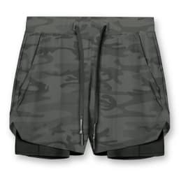 Mens Gyms Fitness 2 in 1 Quick Dry Shorts Summer Running Bodybuilding Jogging Casual Short Pants Workout Male Basketball Bottoms