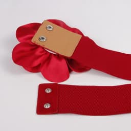 Ladies Large Flowers Wide Belt Dress Tight Elastic Cummerbund Spring Summer Waistband Fashion Party Waist Belts