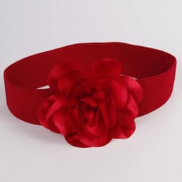 Ladies Large Flowers Wide Belt Dress Tight Elastic Cummerbund Spring Summer Waistband Fashion Party Waist Belts