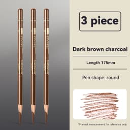 Professional Drawing Sketching Pencils 1/3/4/5/8PCS Sets White/Brown Hand-Painted Art Carbon Pen for Beginners Artists Supplies
