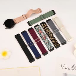 Elastic Nylon Band For Samsung Galaxy Watch  7 6 4 5 40mm 44mm/5 Pro/4 6 Classic 42mm 46mm 47mm/Active 2/Watch 3 41mm Strap