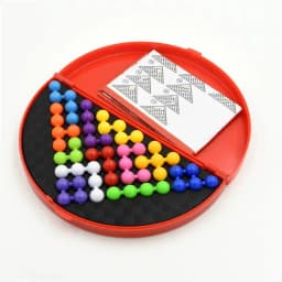 Classic Puzzle Pyramid Plate 174 Challenges IQ Pearl Logical Mind Game Brain Teaser Beads for Children Educational Toys
