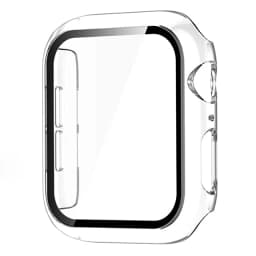 Tempered Glass+Case for Apple Watch 46mm 44mm 45mm 41mm 40mm 42mm Screen Protector for iWatch Series 10 9 8 7 6 SE 5 Accessories