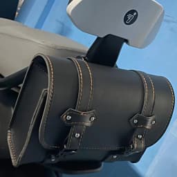 Motorcycle Bag Saddlebags PU Leather Front Fork Tail Saddle Bag Luggage For Harley Chopper Bobber Cruiser Sportster XL 883 1200