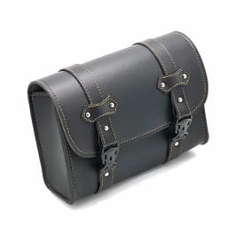 Motorcycle Bag Saddlebags PU Leather Front Fork Tail Saddle Bag Luggage For Harley Chopper Bobber Cruiser Sportster XL 883 1200