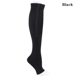 Zipper Compression Socks Men Women Knee Maternity High Socks Anti-Fatigue Stretchy Sox Outdoor Running Hiking Sports Socks YSZ01
