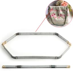 2PCS Hexagonal Lock Frame Kiss Lock Bag Frame Hardware Accessories Wallet DIY Hand Sewing Bag Metal Internal Flexible Frame