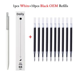 KACO 0.5mm MIDOT Gel Ink Pens, Quick-drying Press Smooth Writing Pen, High Volume for Taking Exams Grading Homework Doing Papers