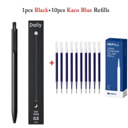 KACO 0.5mm MIDOT Gel Ink Pens, Quick-drying Press Smooth Writing Pen, High Volume for Taking Exams Grading Homework Doing Papers