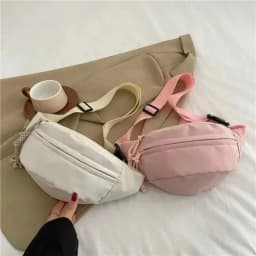 Half Moon Women's Chest Bag New Oxford Cloth Large Capacity Crossbody Bag Multifunctional Waterproof Waist Bags Travel