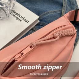 Half Moon Women's Chest Bag New Oxford Cloth Large Capacity Crossbody Bag Multifunctional Waterproof Waist Bags Travel