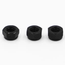1-20pcs M2 M2.5 M3 M3.5 M4 M5 M6 M8 M10 M12 M16 Black Zinc-plated Carbon Steel Hex Nylon Insert Lock Nut Self-locking Locknut