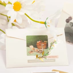 Yoofun 30pcs Aesthetic Stickers Book for Scrapbooking Album Diary Label Material Flower Decorative Paper DIY Cute Stationery