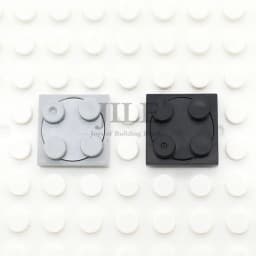 20pcs Moc Building Blocks Turntable 2x2 Plate Base with Top 3680 3679 DIY Creative Bricks Classic Compatible Assembles Parts