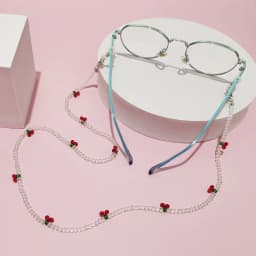 Sunglasses Masking Chains Mask Chains Cherry Eyeglasses Chain For Women Retro Metal Sunglasses Lanyards Eyewear Cord Holder