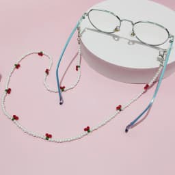 Sunglasses Masking Chains Mask Chains Cherry Eyeglasses Chain For Women Retro Metal Sunglasses Lanyards Eyewear Cord Holder