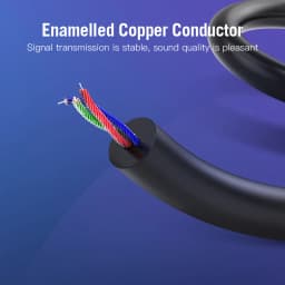 Vention 2.5mm to 3.5mm Audio Cable Aux Adapter Jack 3.5 to 2.5 Male Cable For Headphones Speaker SmartPhone Car Connector Cord