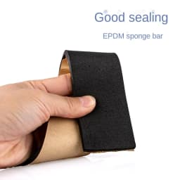 Rubber Self Adhesive Sponge Seal Strip Width10-30mm Thick 2-20mm Single Sided Adhesive EVA Black Foam Anti-collision Seal Gasket