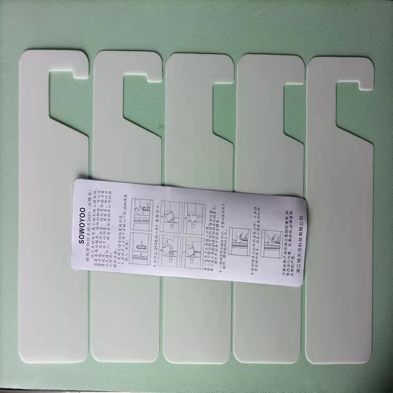 5PCS Toughness Plastic-Steel Insert Sheet Locksmith Tools Nano Plastic Steel Doors Joggling Bypass Tools Lock DIY Opener