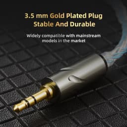 QKZ T1 Earphone Update Cable 3.5mm Jack QDC 0.75mm Connector Wired Headphones For ZXN ZXT VK4 ZX2 ZAX2 KZ EDX ZSN Pro X TRN MT1