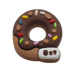 Cute Doughnut Shoe Charms Pin for Crocs Accessories Charms Clogs Bubble Slides Shoe DIY Shoe Decoration Buckle Party Gifts