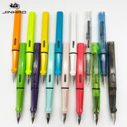 JINHAO 619 Fountain Pen Colorful Student F EF Ink Pen High Quality Calligraphy Pen Stationery School Office Supplies