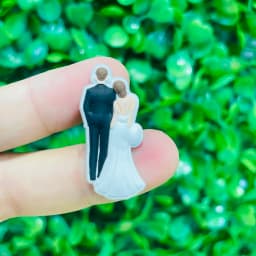 New Arrival 1-15Pcs Groom Bride To Be PVC Wedding Garden Shoe Buckle Charms DIY Clogs Accessories Fit Adult Bracelet