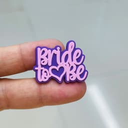 New Arrival 1-15Pcs Groom Bride To Be PVC Wedding Garden Shoe Buckle Charms DIY Clogs Accessories Fit Adult Bracelet