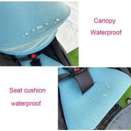 COLU KID® Baby Carriage Accessories Waterproof Sun Canopy & Replacement Seat Cushion Compatible with Babyzen YOYO YOYO2