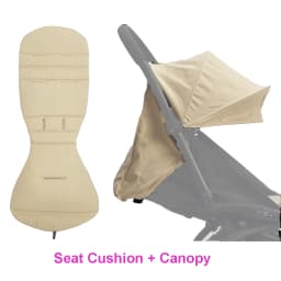 COLU KID® Baby Carriage Accessories Waterproof Sun Canopy & Replacement Seat Cushion Compatible with Babyzen YOYO YOYO2