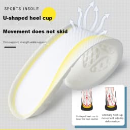 Soft Sport Insoles for Shoes Deodorant Comfortable Running Insole for Feet Men Women Orthopedic Shoe Sole Memory Foam Shoe Pad