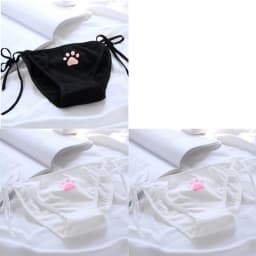 Sexy Bandage Lolita Panties Low Waist Lingerie Cute Claw Women's Briefs Low Waist Animation Underwear