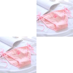 Sexy Bandage Lolita Panties Low Waist Lingerie Cute Claw Women's Briefs Low Waist Animation Underwear