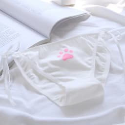 Sexy Bandage Lolita Panties Low Waist Lingerie Cute Claw Women's Briefs Low Waist Animation Underwear