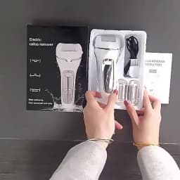 Electric Callus Remover Professional Foot File Grinder Pedicure Machine Rechargeable Heel Cracked Dead Skin Scrubber 3 Heads