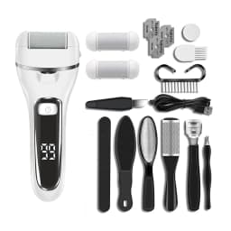 Electric Callus Remover Professional Foot File Grinder Pedicure Machine Rechargeable Heel Cracked Dead Skin Scrubber 3 Heads