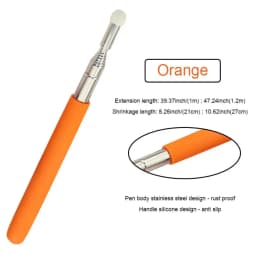 1m/1.2m Retractable Teaching Stick Whiteboard Touch Screen Pointer Stainless Steel Telescopic Rod Handheld
