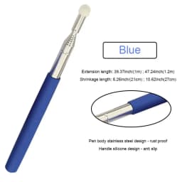 1m/1.2m Retractable Teaching Stick Whiteboard Touch Screen Pointer Stainless Steel Telescopic Rod Handheld