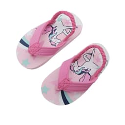 2026 Summer Children Cute Cartoon Animal Slippers Beach Shoes Kids Flip Flops Elastic Band Anti-slip Sandals Boys Girls Slippers